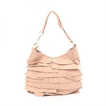 SAINT LAURENT PARIS Saint Tropez Shoulder Bag 122245 leather Pink Used Women
