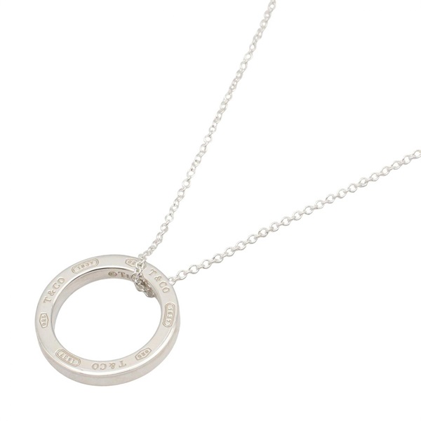 TIFFANY＆CO 1837 Circle Necklace Pendant Silver925 Silver Used Unisex