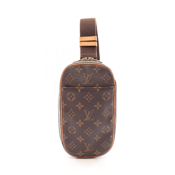 LOUIS VUITTON Pochette Gange Waist bum bag M51870 Monogram canvas leather used