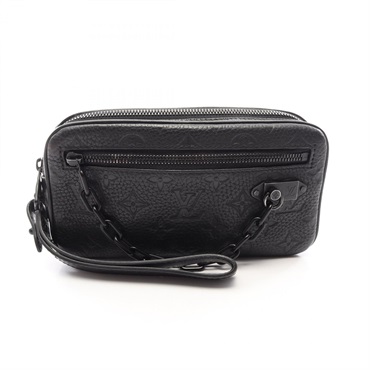 LOUIS VUITTON Pochette Volga business clutch bag M55703 Monogram Taurillon used