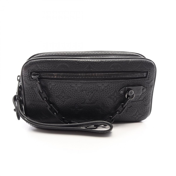 LOUIS VUITTON Pochette Volga business clutch bag M55703 Monogram Taurillon used