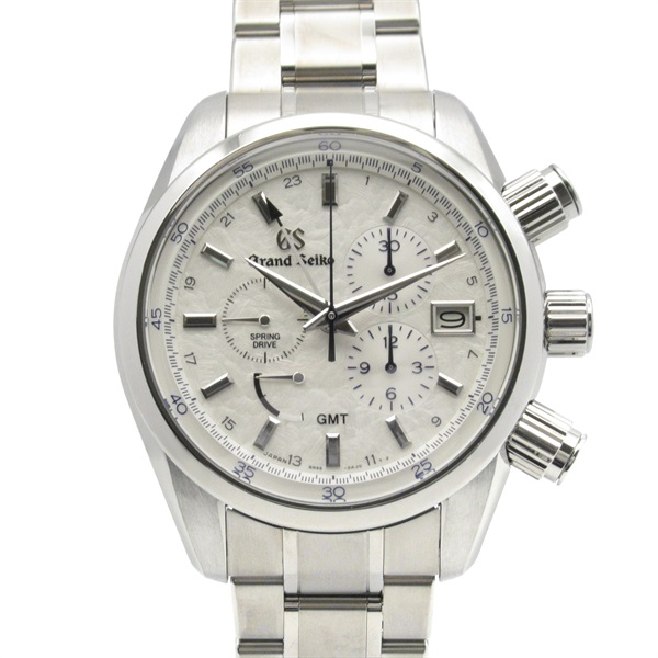 SEIKO Grand Seiko Spring Drive Chrono Wrist Watch SBGC247 Auto titan Used mens