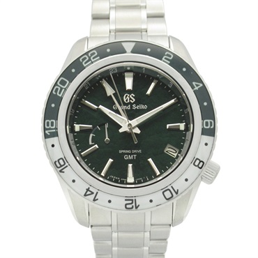 SEIKO Grand Seiko Spring Drive GMT Wrist Watch SBGE295 Automatic SS Used mens