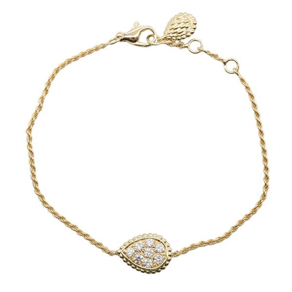 Boucheron Serpent Bohème Diamond Bracelet JBT0036500 18KYG Gold Used Women