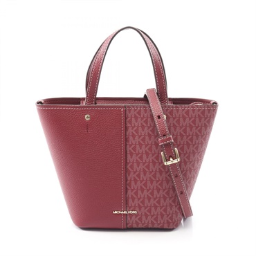 Michael Kors FLORA Medium crossbody tote Handbag 32T5GFFC1B691 leather mulberry