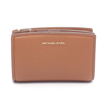 Michael Kors BRYANT Bryant Bi-fold wallet purse 32S5GYTZ2L230 leather Brown NEW