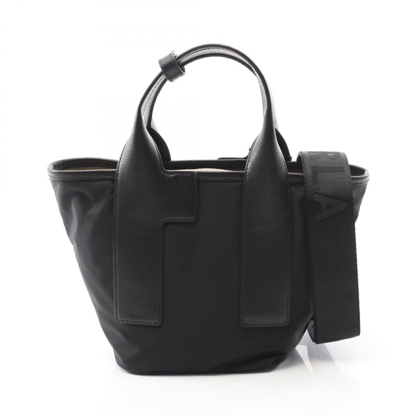 Furla PIUMA S Shoulder crossbody Tote Hand Bag Nylon leather Black NEW women