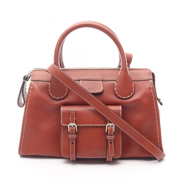 Chloe EDITH shoulder crossbody Handbag CHC21WS450F4327S leather Brown NEW Women