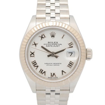 ROLEX Datejust Random Wrist Watch 279174 Automatic 18KWG Gold SS used women