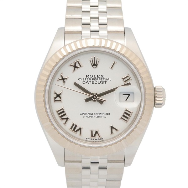 ROLEX Datejust Random Wrist Watch 279174 Automatic 18KWG Gold SS used women
