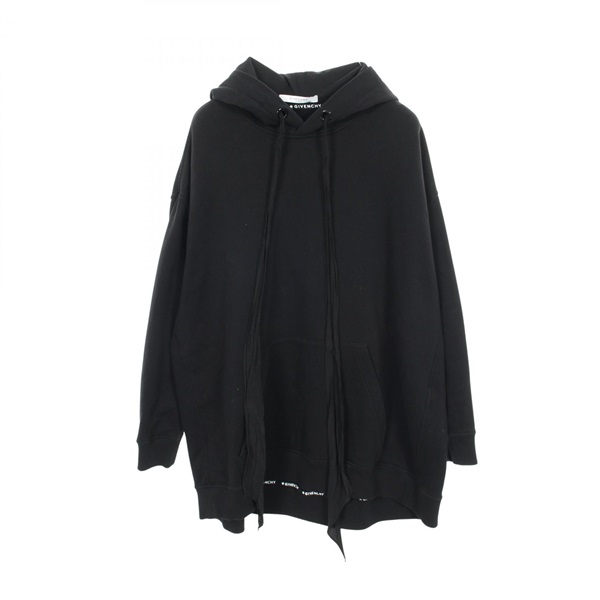 GIVENCHY Hoodie BW7000Q3Z04 cotton Black #S Used mens