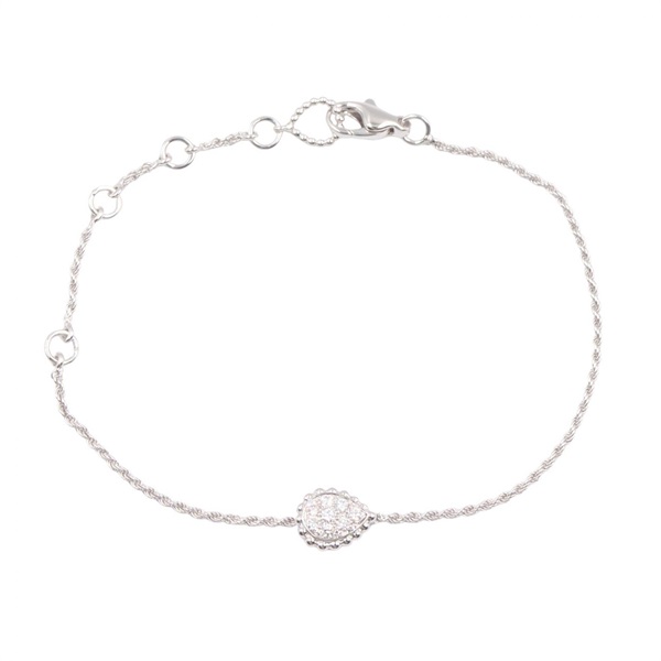 Boucheron Serpent Bohème Extra Small Diamond Bracelet 18KWG Gold Used Women