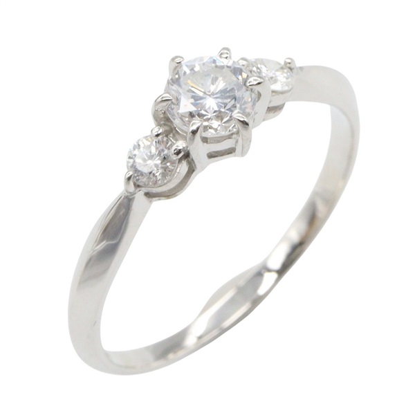 JEWELRY Diamond Ring Pt900 Platinum Used women US size 9