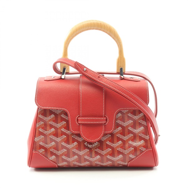 GOYARD Saigon Mini crossbody shoulder Handbag SAIGONMINTY02CL02P canvas leather