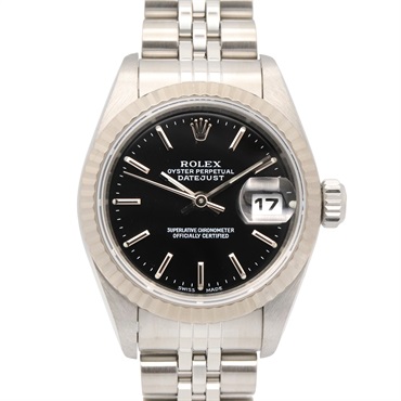 ROLEX Datejust number Y Wrist Watch 79174 Automatic winding K18WG（White Gold） Stainless Steel Used W