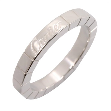 CARTIER Laniere Ring 18KWG White Gold Used Women US size 5.5 #51