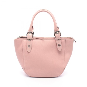 Salvatore Ferragamo Tote Handbag 21 5323 Leather Pink Used Women