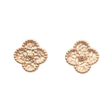 Van Cleef Arpels Sweet Alhambra Pierced earrings 18KPG Rose Gold Used women