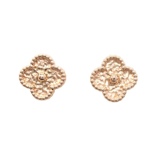 Van Cleef Arpels Sweet Alhambra Pierced earrings 18KPG Rose Gold Used women