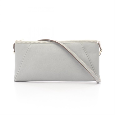 Salvatore Ferragamo Gancini Shoulder Bag 21 2839 leather Blue Used