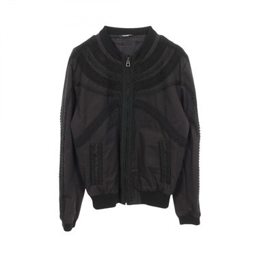 DOLCE GABBANA Loop embroidered track Jacket Blouson #50 G9EO5T/G9Y98-E Used