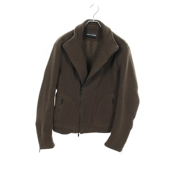 Emporio Armani Blouson Jacket wool polyamide Green Used mens size 48