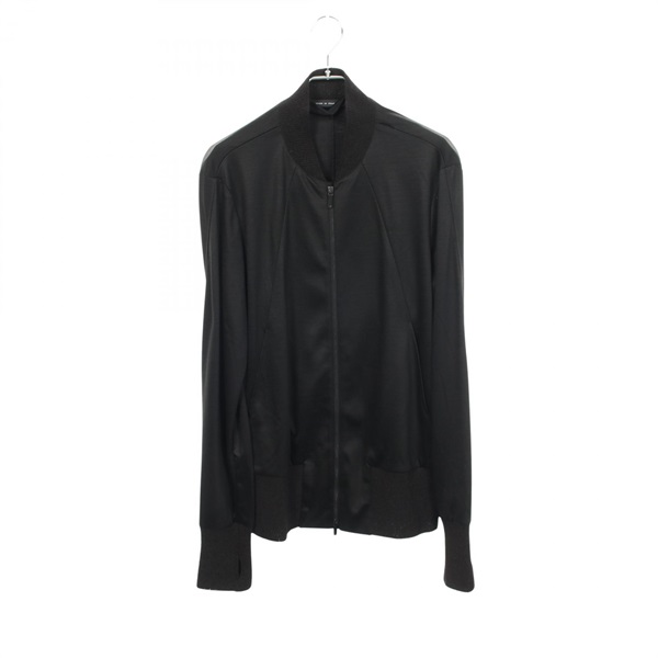 Emporio Armani Zippy Jacket Blouson wool Fabric Black Preowned mens size 48