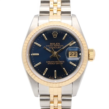ROLEX Datejust L Wrist Watch 69173 Automatic 18KYG Yellow Gold SS Used Women