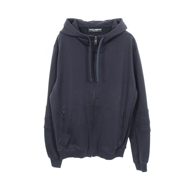 DOLCE GABBANA Hoodie G9GC7T cotton Navy #48 Used mens