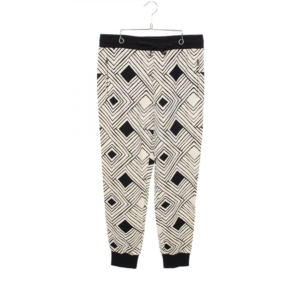 DOLCE GABBANA Overall handle Pants G6ETAT cotton Beige Black #48 Used mens