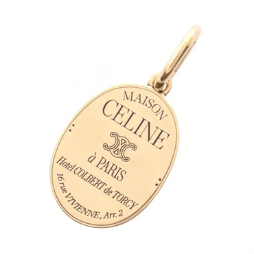 CELINE Medal charm B101O6BRA35OR Gold Plated NEW Women GHW logo