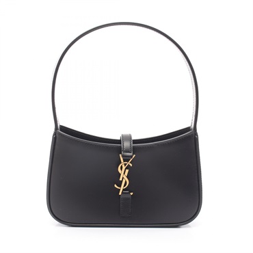 SAINT LAURENT PARIS Mini Hobo LE 5 A 7 Handbag 7103182R20W1000 leather Black NEW