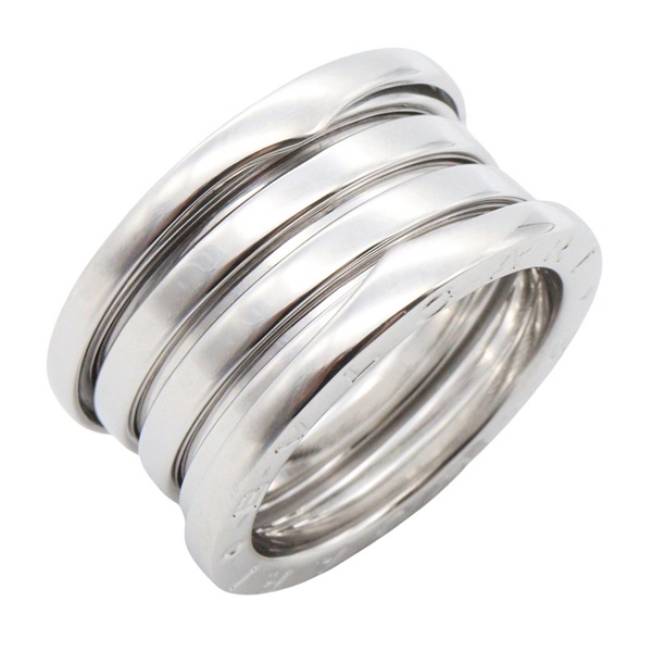 BVLGARI B-zero1 Ring 4 bands 18KWG White Gold Used Unisex Us size 5.5 #53