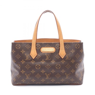 LOUIS VUITTON Wilshire PM Tote Handbag M45643 Monogram canvas leather Used LV