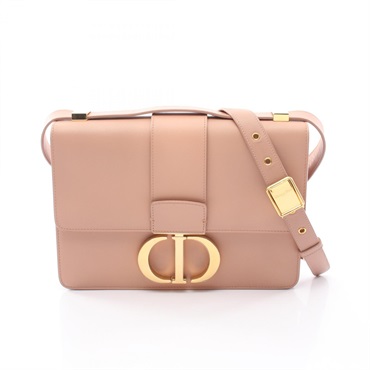 Christian Dior 30 MONTAIGNE Shoulder Crossbody Bag leather Pink GHW Used Women