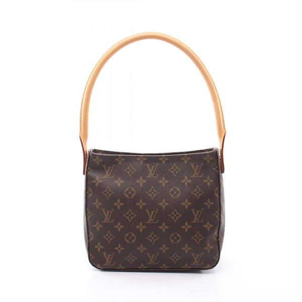 LOUIS VUITTON Looping MM Shoulder Handbag M51146 Monogram canvas leather Used LV