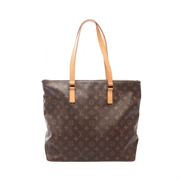 LOUIS VUITTON Cabas Mezzo Shoulder Tote Bag M51151 Monogram canvas leather Used