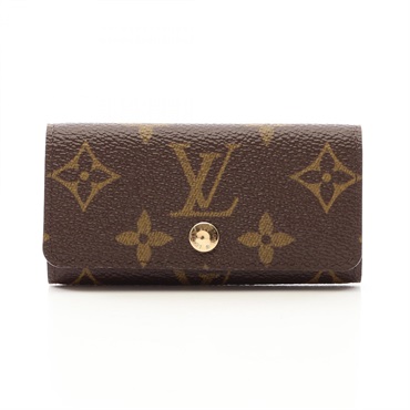 LOUIS VUITTON Multicles 4 key case holder M62631 Monogram Brown Used unisex