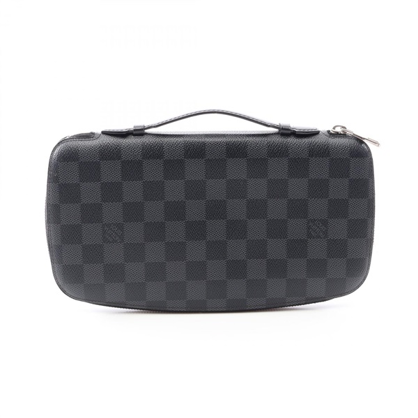 LOUIS VUITTON Atoll Organizer long Wallet N48255 Damier graphite canvas Used LV