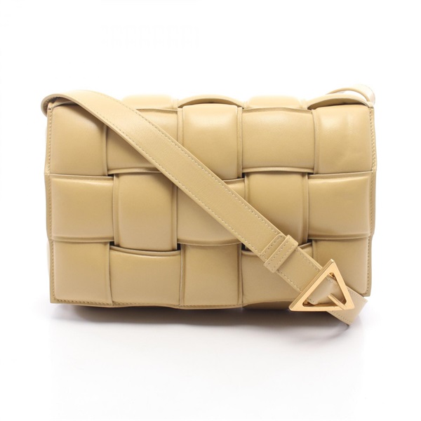 BOTTEGA VENETA Padded Cassette Intrecciato Shoulder Crossbody Bag 591970 leather