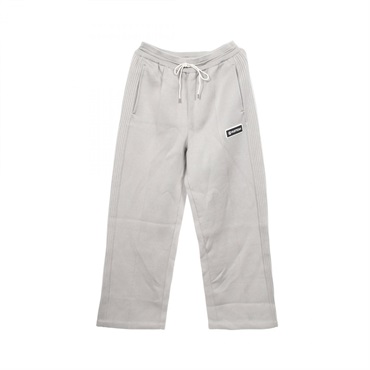 LOUIS VUITTON Logo patch Pants RW212W FN2 FLKX06 wool cashmere Gray Gres Used #M
