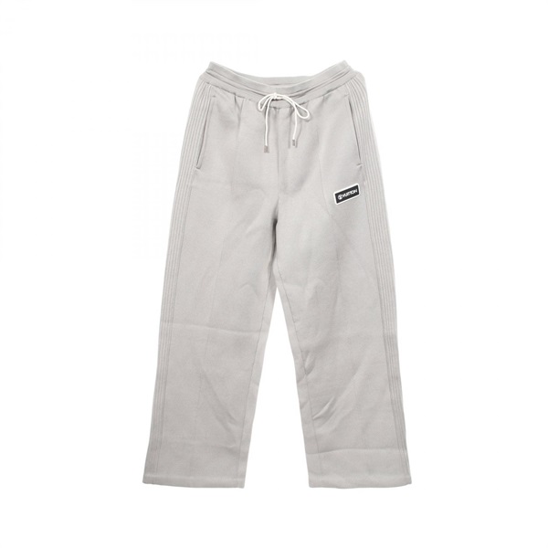 LOUIS VUITTON Logo patch Pants RW212W FN2 FLKX06 wool cashmere Gray Gres Used #M