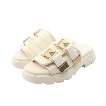 BOTTEGA VENETA FLASH Sandals #41 shoes leather Nylon White Used mens
