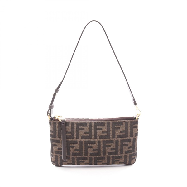 FENDI Zucca shoulder Handbag 8M0536A98PF1GL7 canvas leather Brown NEW Women