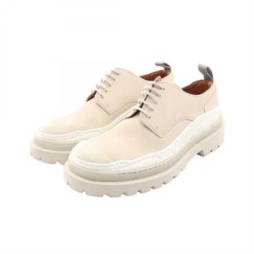 Christian DIOR sacai Platform Derby Shoes casual #42 leather Beige Used mens