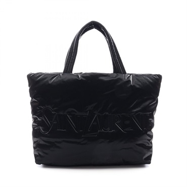 SAINT LAURENT PARIS Hand Tote Bag 756269 Nylon Black Used mens