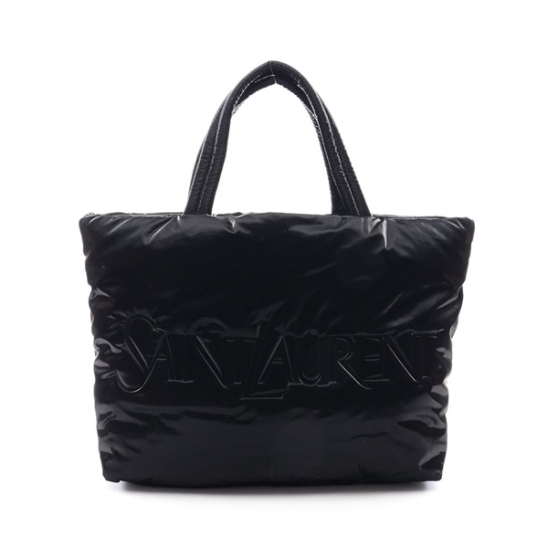 SAINT LAURENT PARIS Hand Tote Bag 756269 Nylon Black Used mens