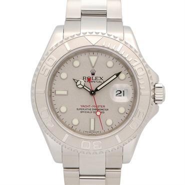 ROLEX Yachtmaster Rolesium D Wrist Watch 16622 Automatic Platinum SS Used mens