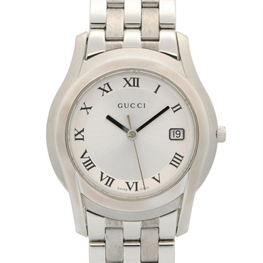 GUCCI G class Wrist Watch 5500M Quartz Stainless Steel Used mens GG