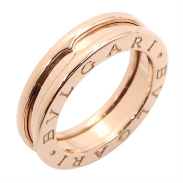 BVLGARI B-zero1 Ring 1 band 18KPG Pink Rose Gold Used Women #47 US size 4